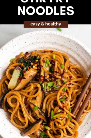 Teriyaki Stir Fry Noodles - Eat With Clarity
