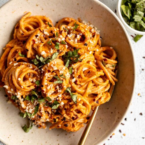 Roasted Red Pepper Sauce with Angel Hair Pasta Recipe - Rachel Cooks®