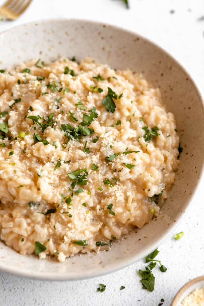 Gluten Free Parmesan Risotto - Eat With Clarity