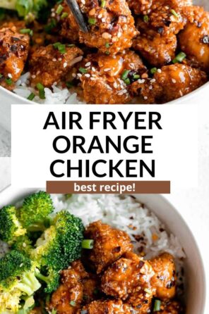 Air Fryer Orange Chicken - Eat With Clarity