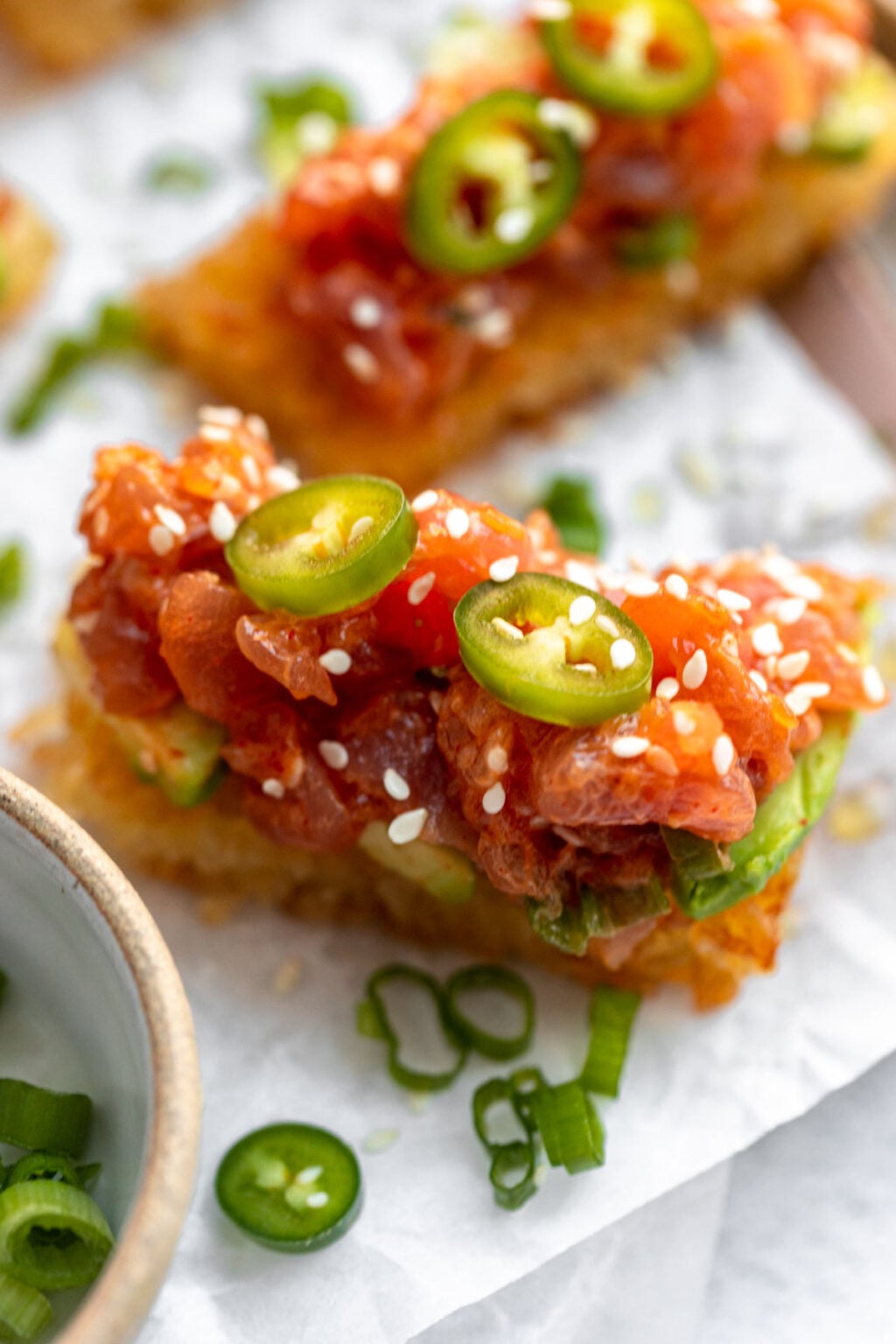 Spicy Tuna Crispy Rice - Eat With Clarity