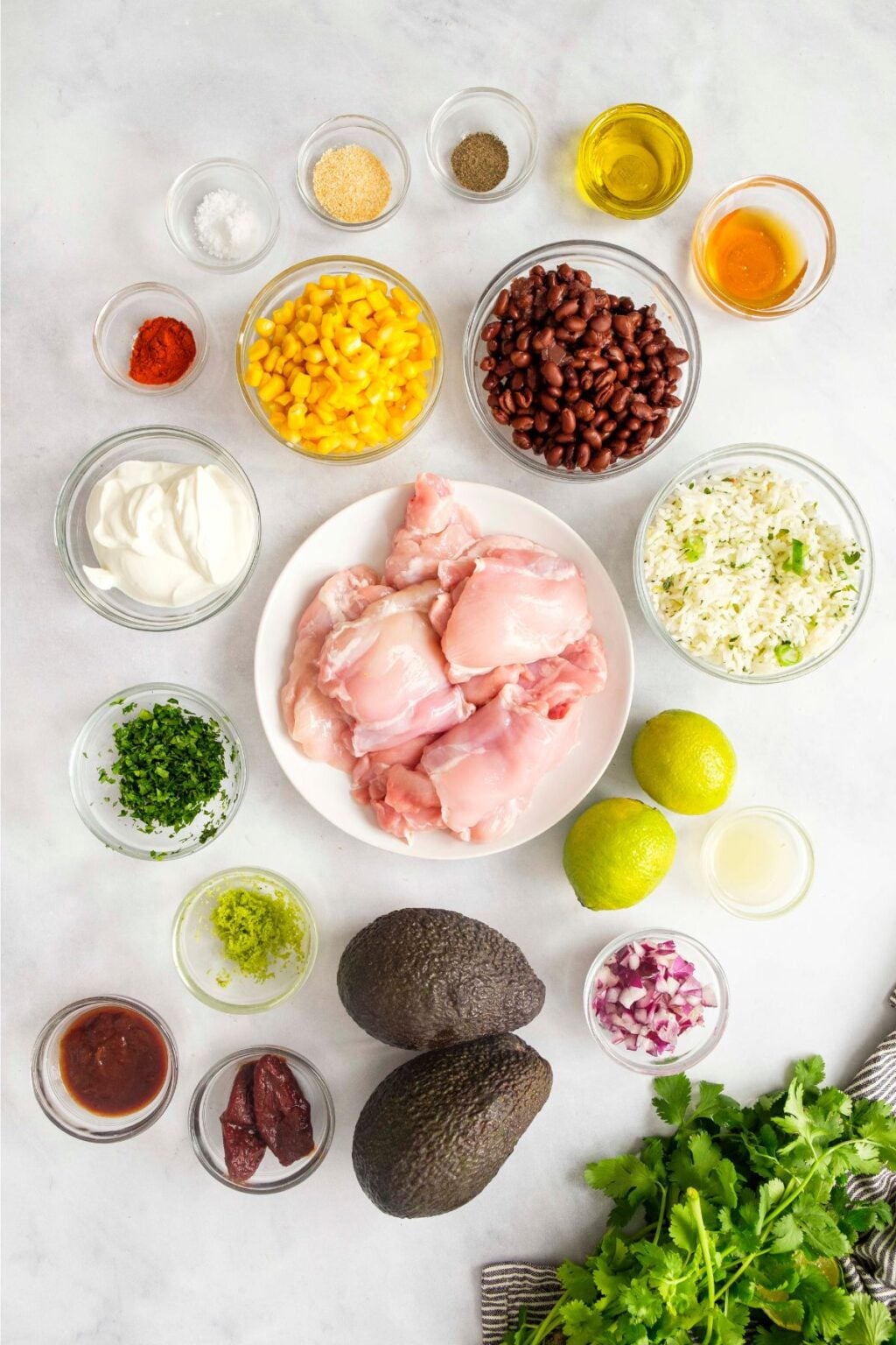 Cilantro Lime Chicken Bowls - Eat With Clarity
