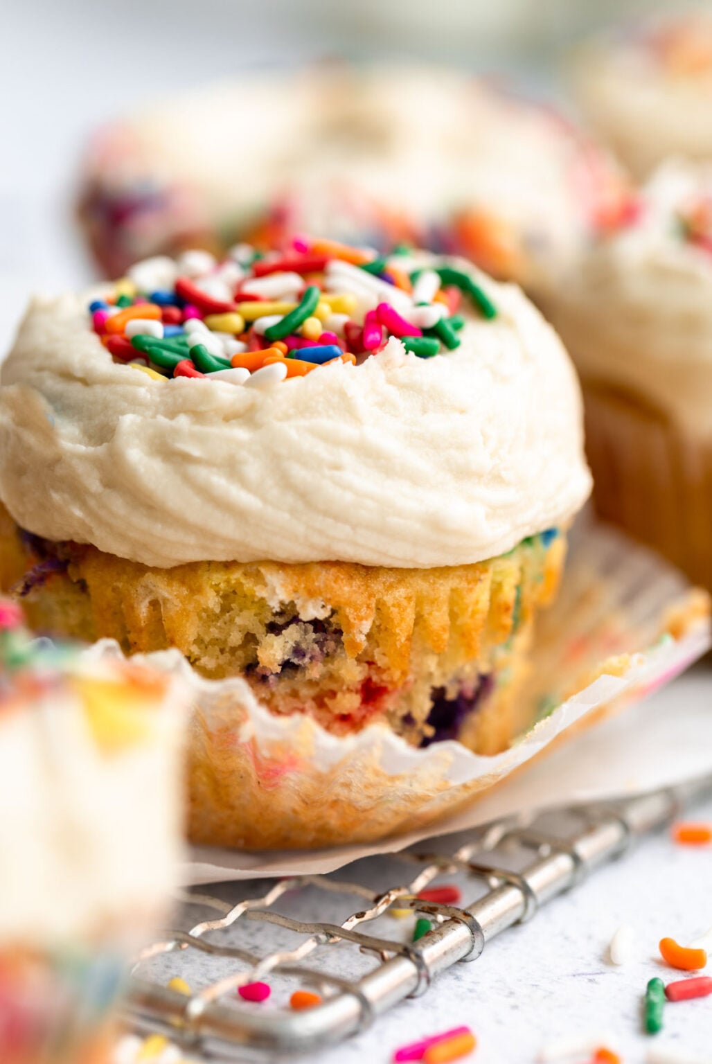 Gluten Free Funfetti Cupcakes - Eat With Clarity