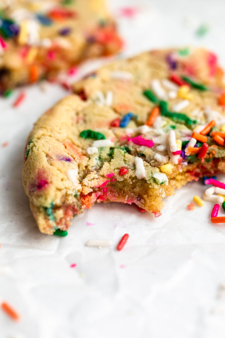 Giant Funfetti Sugar Cookie - Eat With Clarity