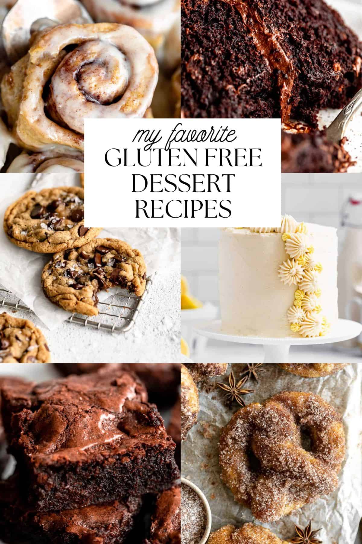 gluten free desserts roundup image