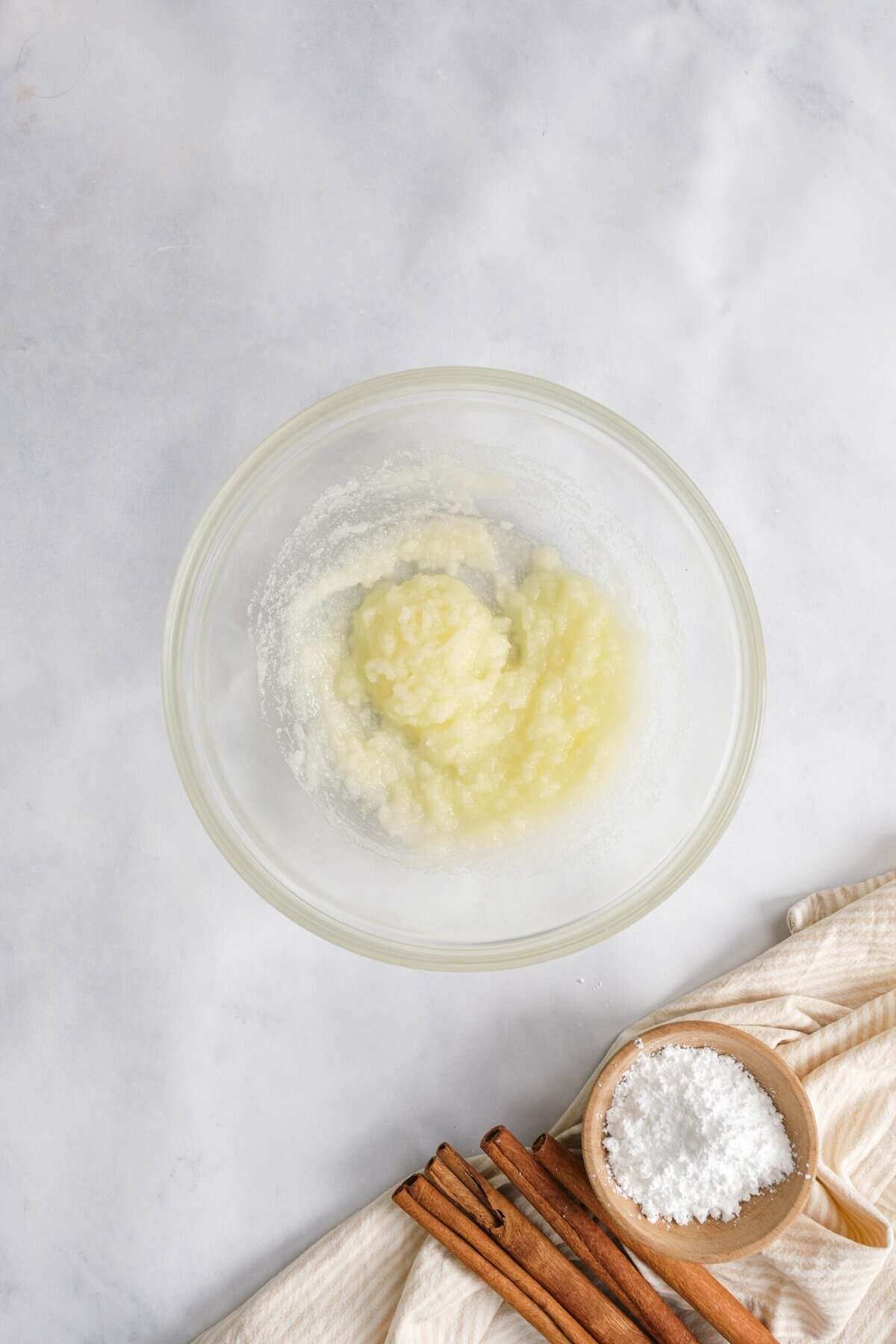 wet ingredients mixed together