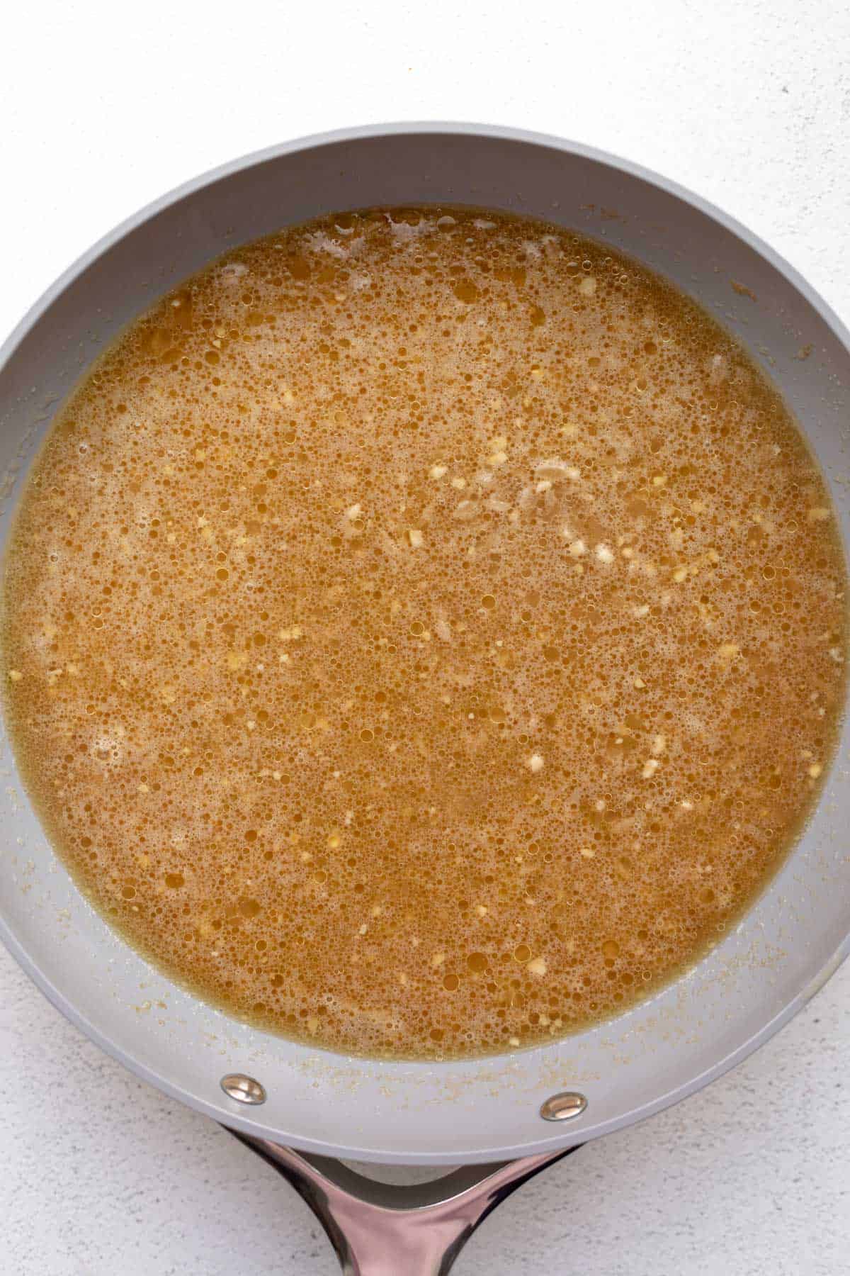 ingredients simmering in a pot