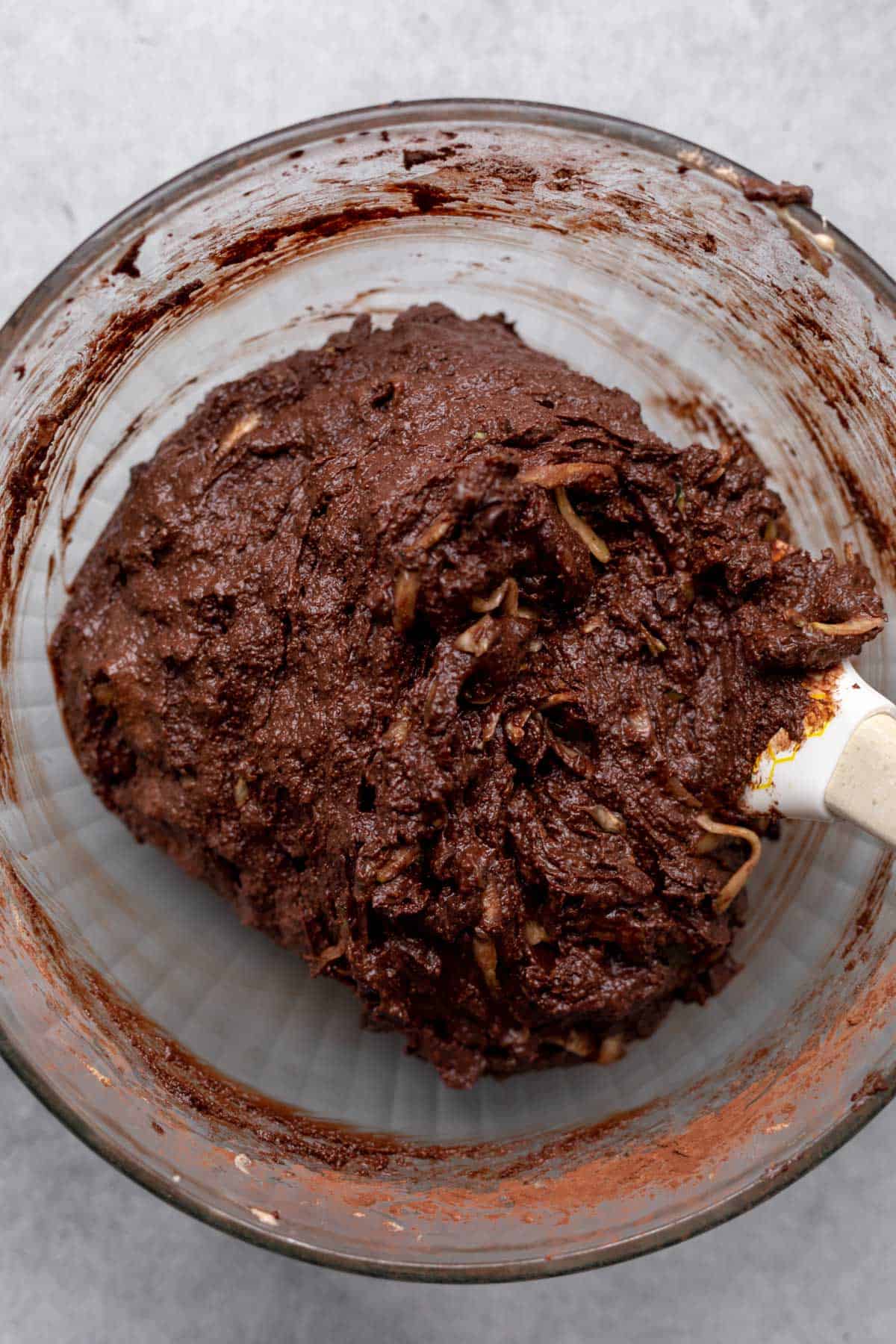 batter with zucchini