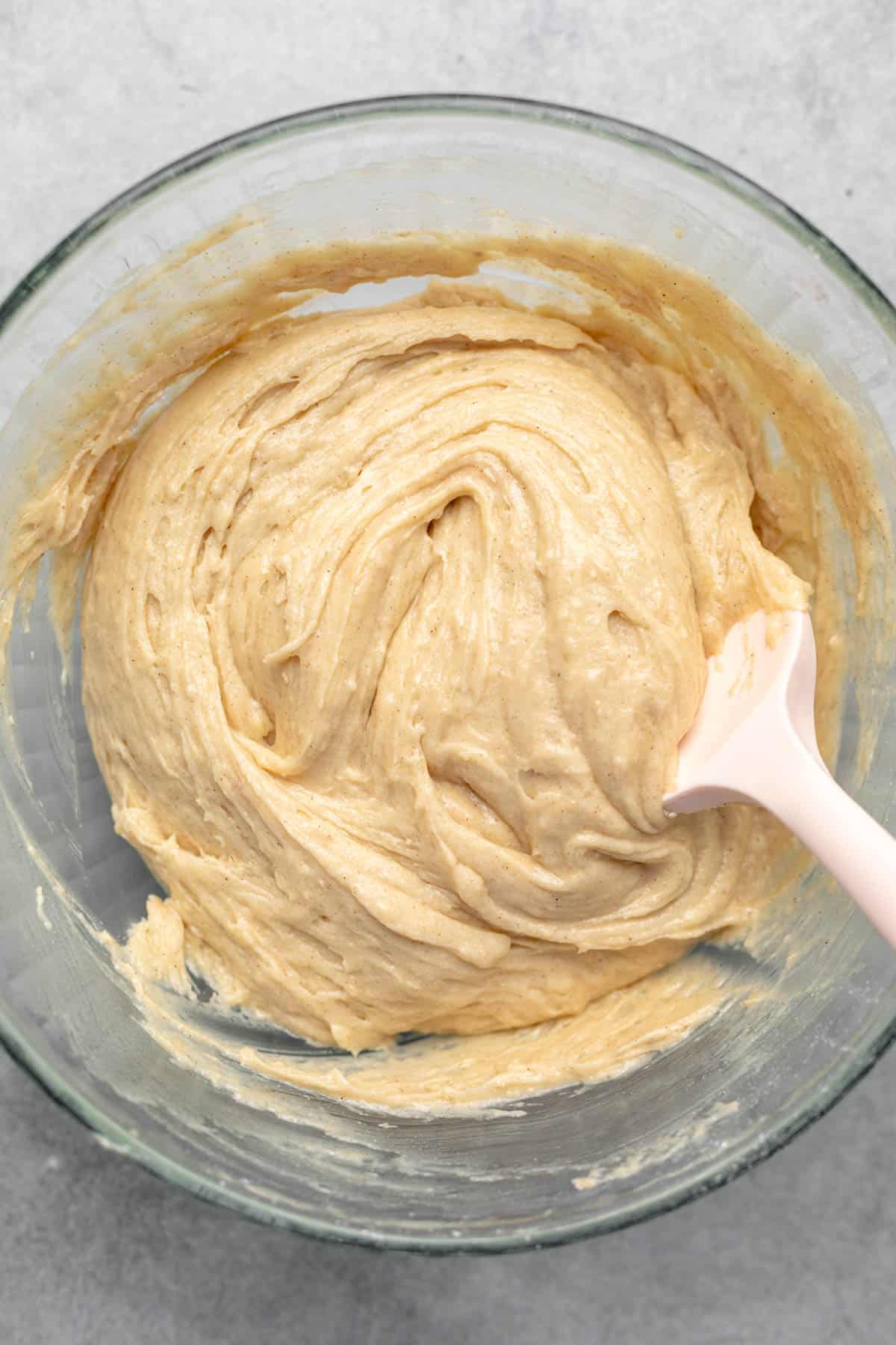 batter whisked together in a bowl