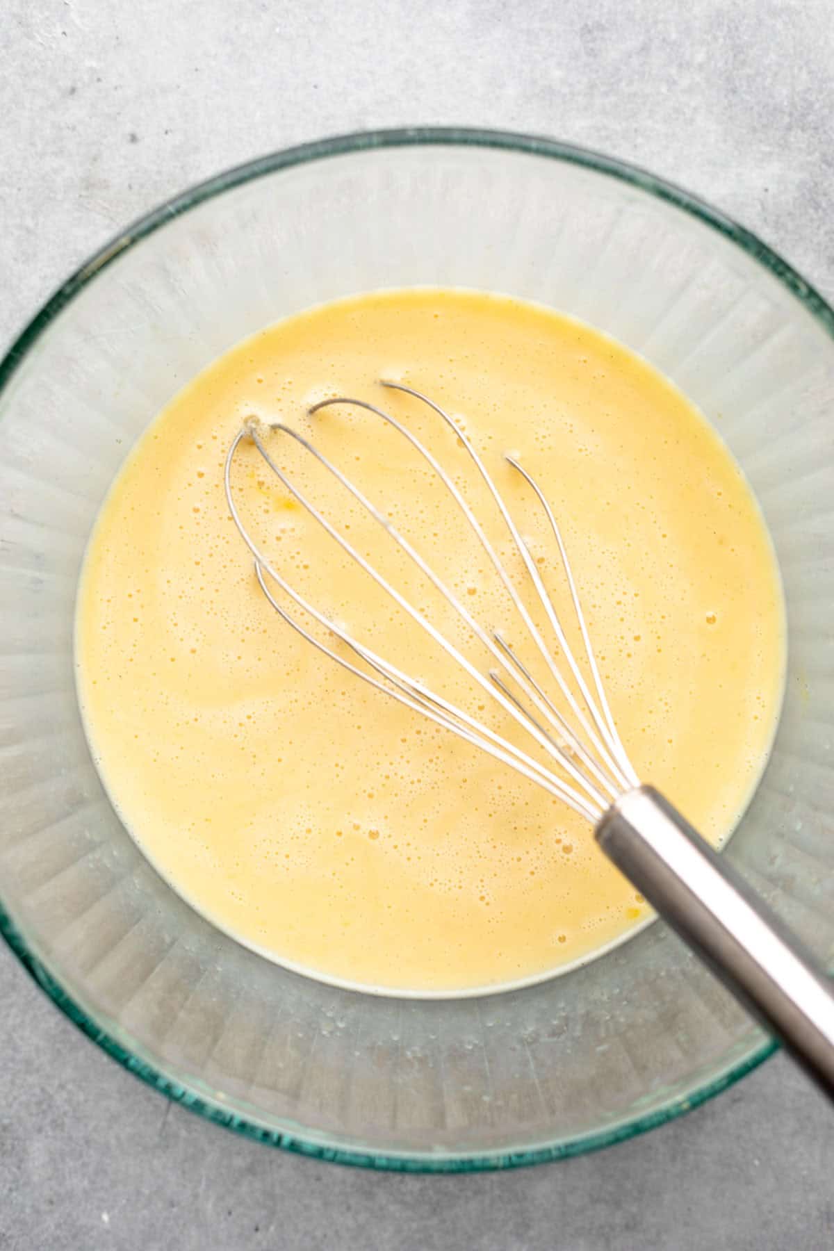 wet ingredients in a bowl