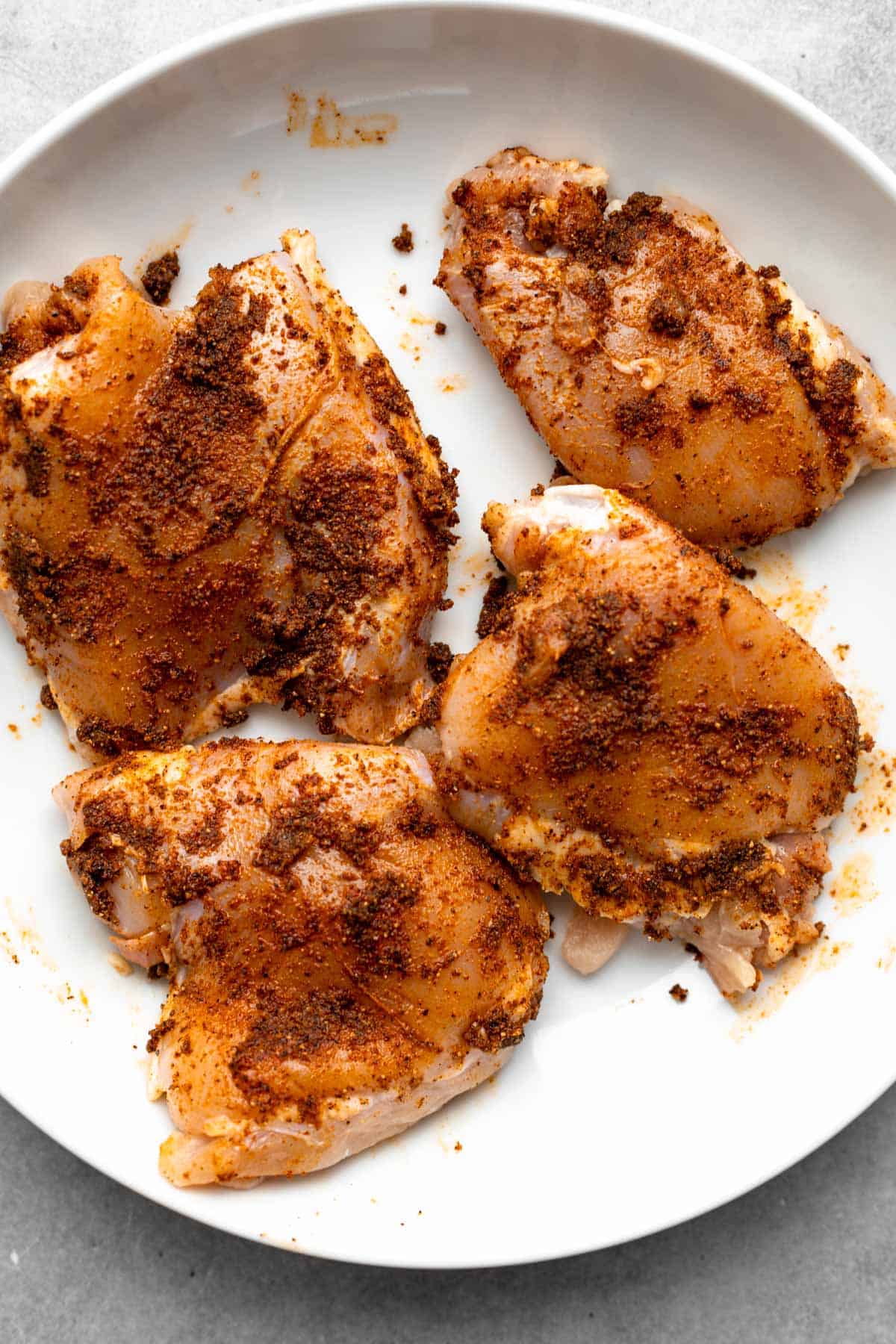 meat marinating in a bowl