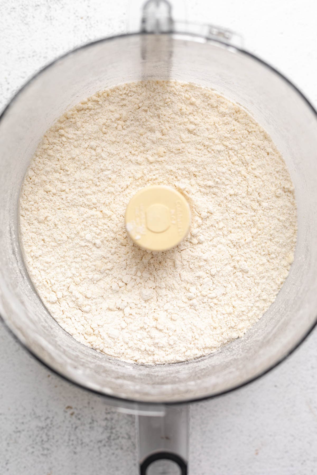 dry ingredients in a food processor