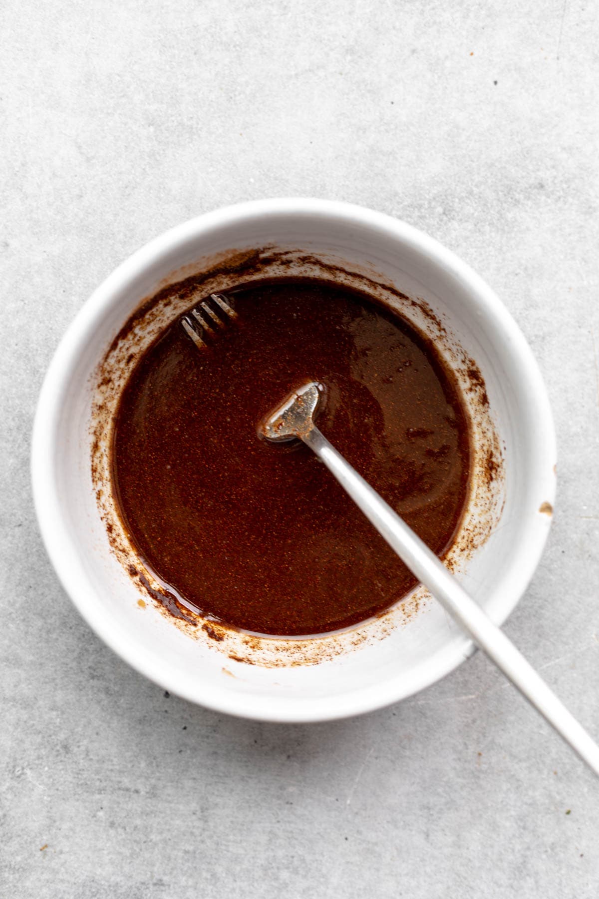 cinnamon sauce in a bowl