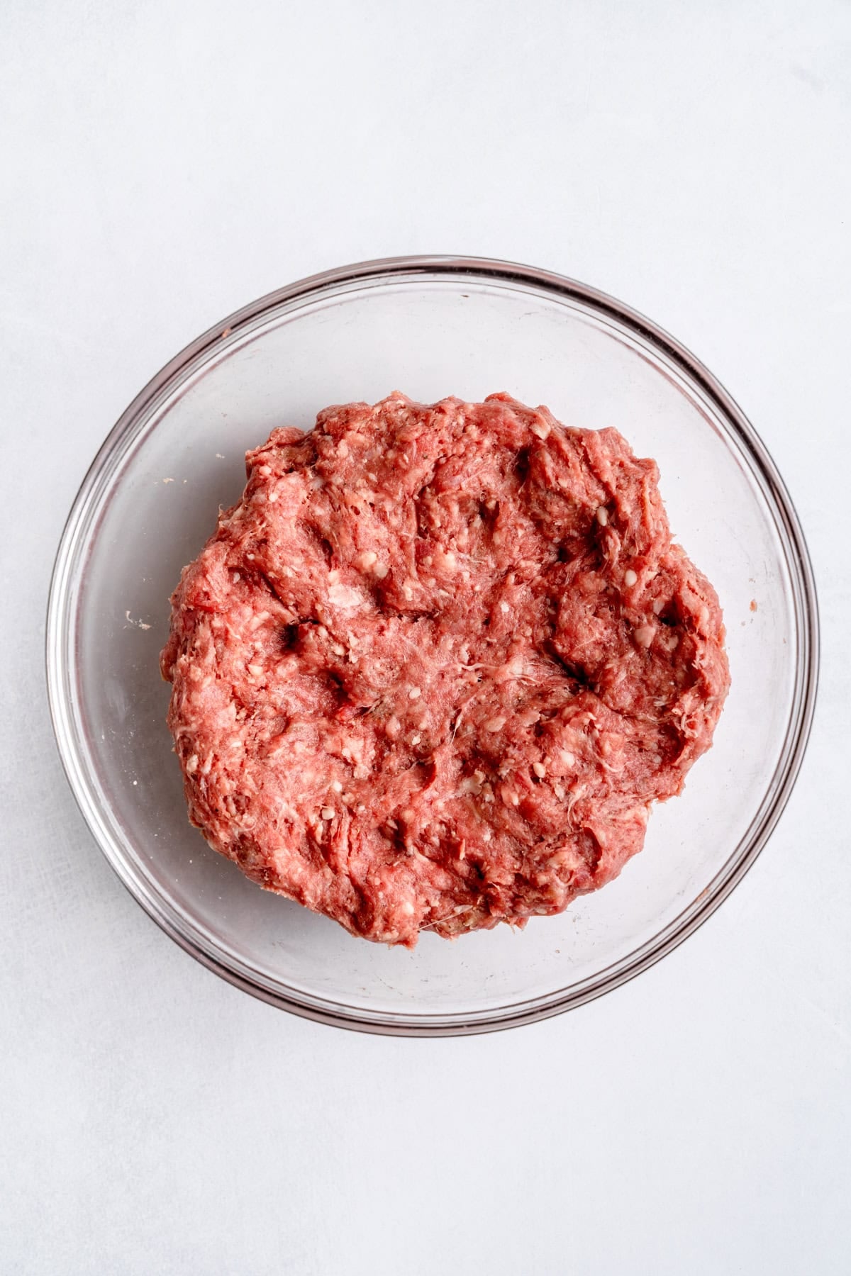 beef seasoned in a bowl