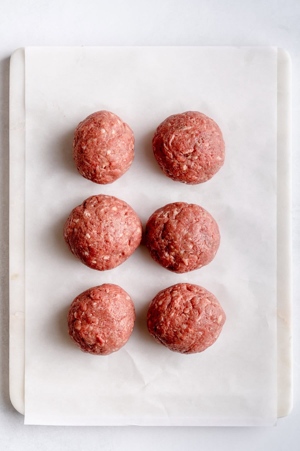 beef rolled into balls