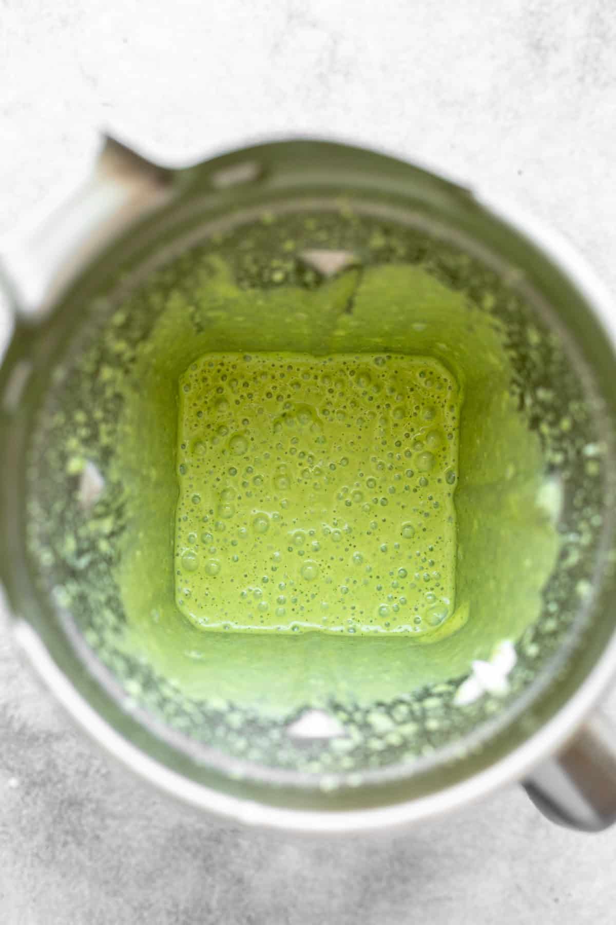 sauce blended in the blender