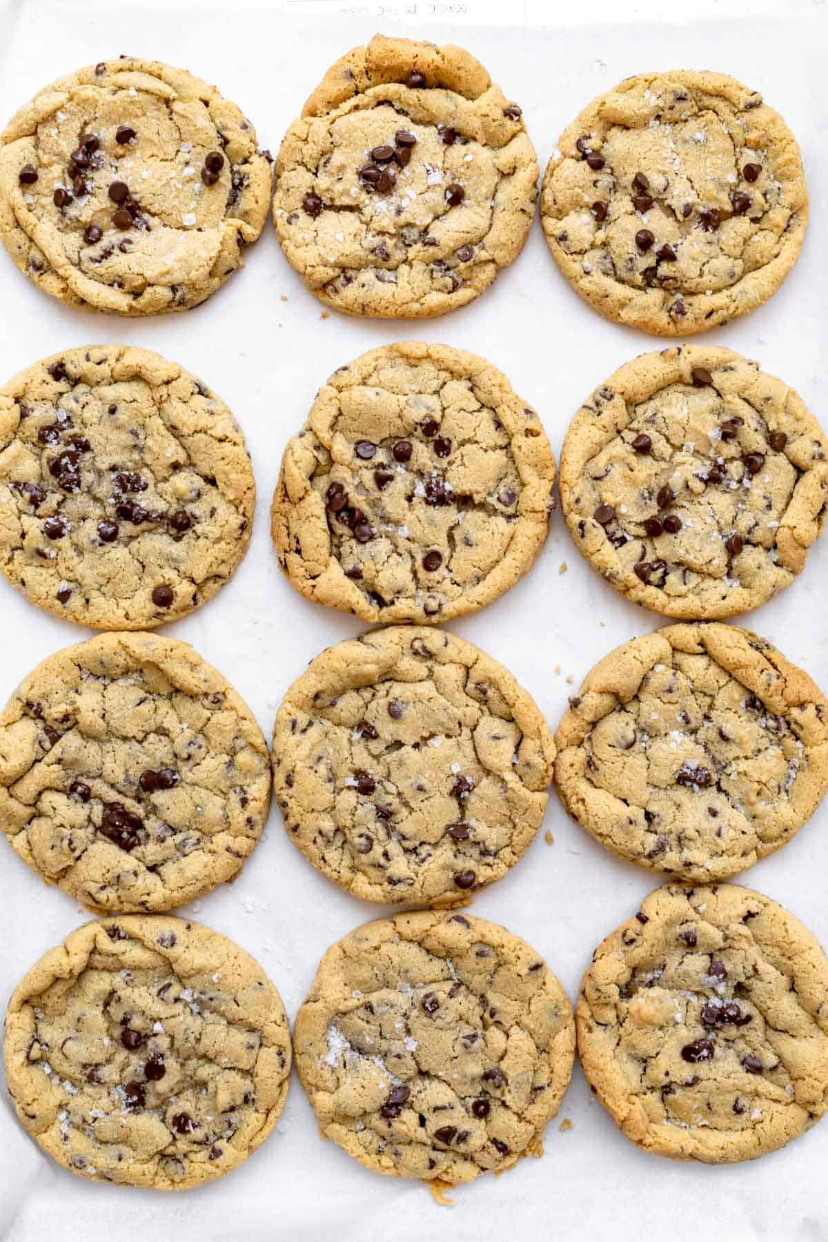 cookies on a baking sheet