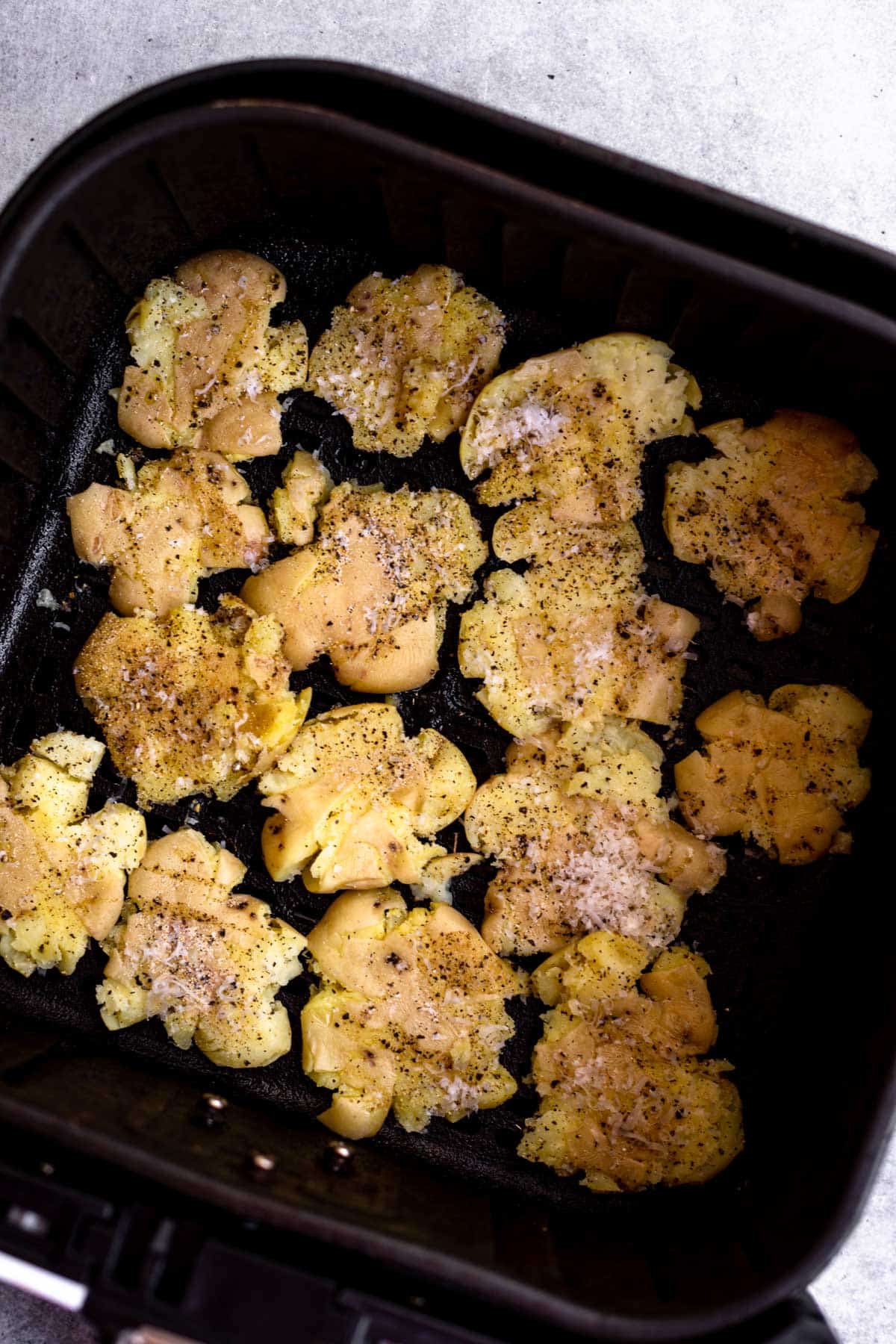 potatoes in the air fryer before cooking