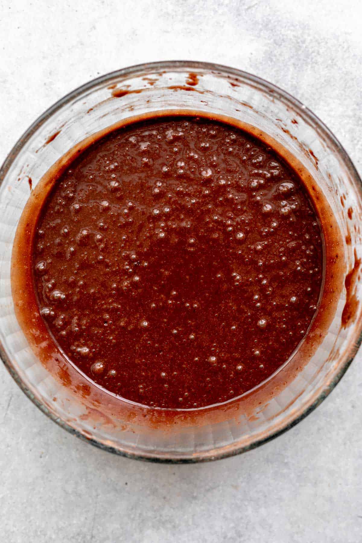 batter mixed in a bowl