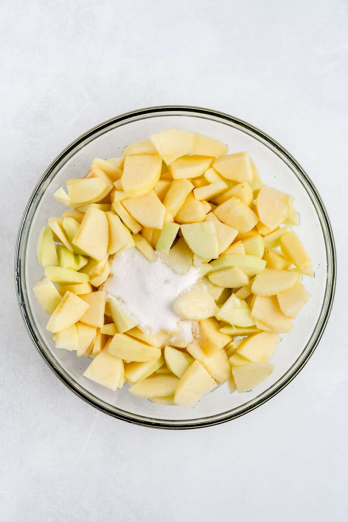 diced fruit in a bowl