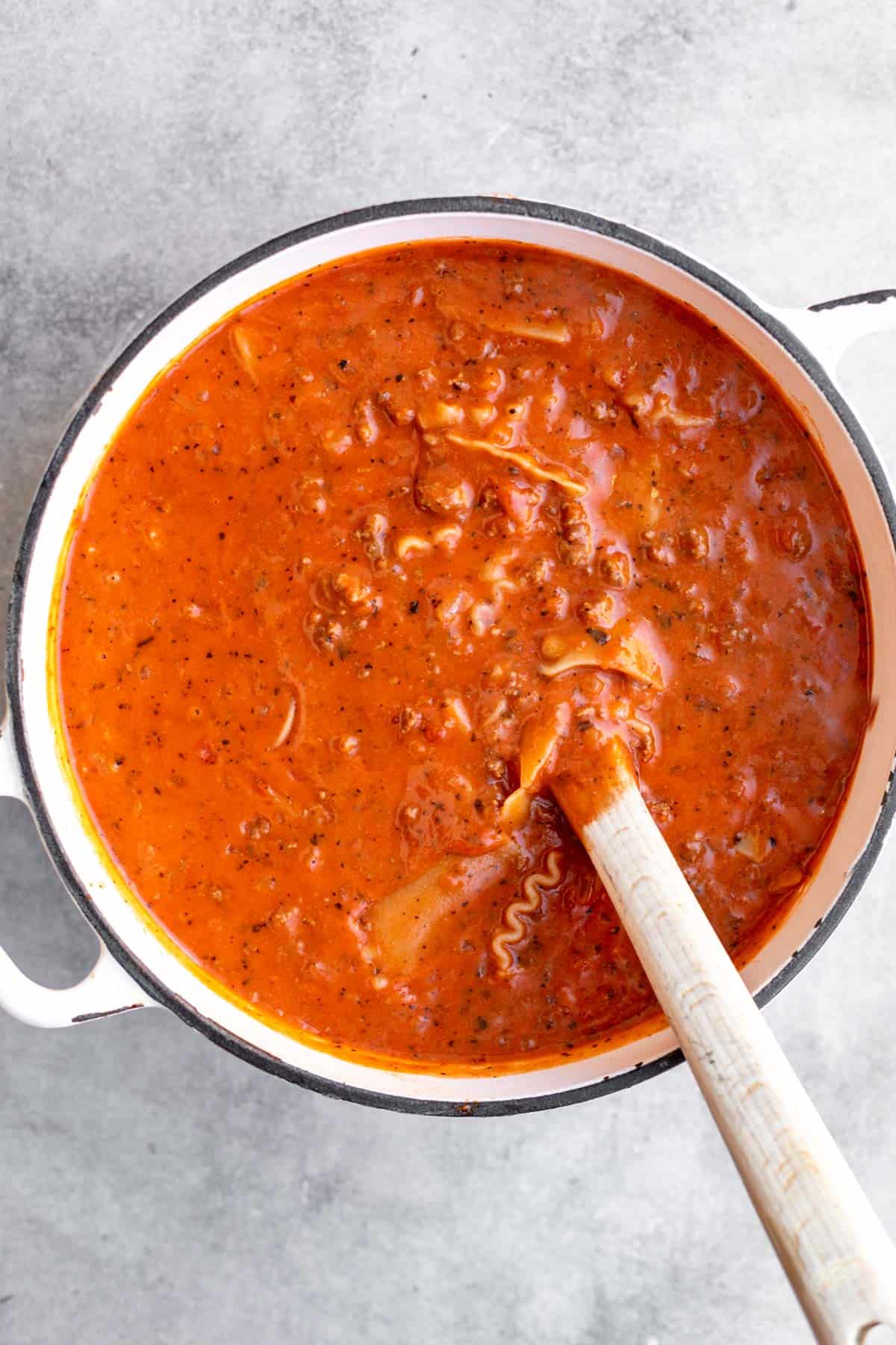 final soup in a pot